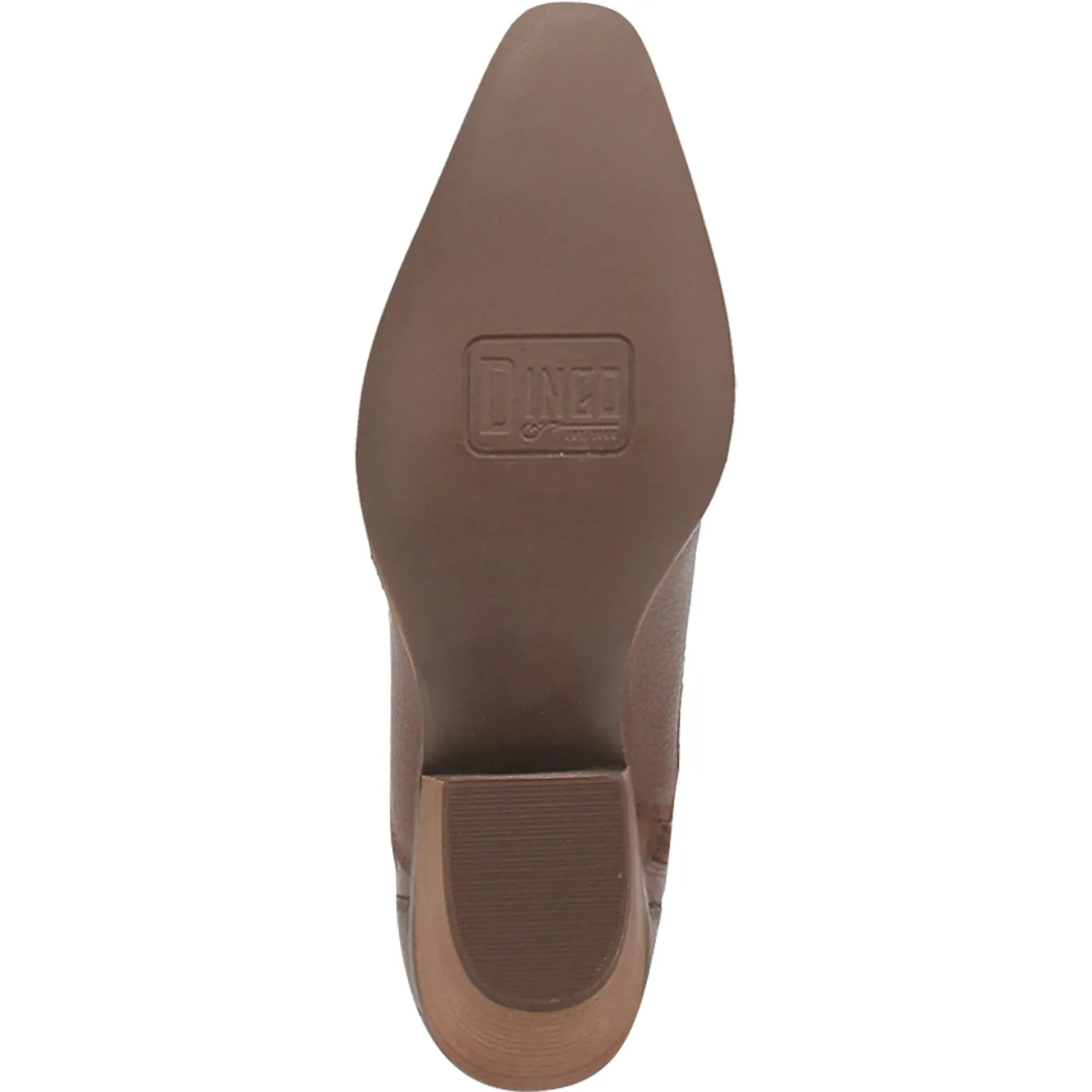 Dingo Womens San Miguel Cowboy Boots Leather Tan 7.5 M Ankle Boots Ankle Boots