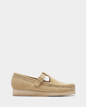 Wallabee Tbar Maple Suede Night Glow