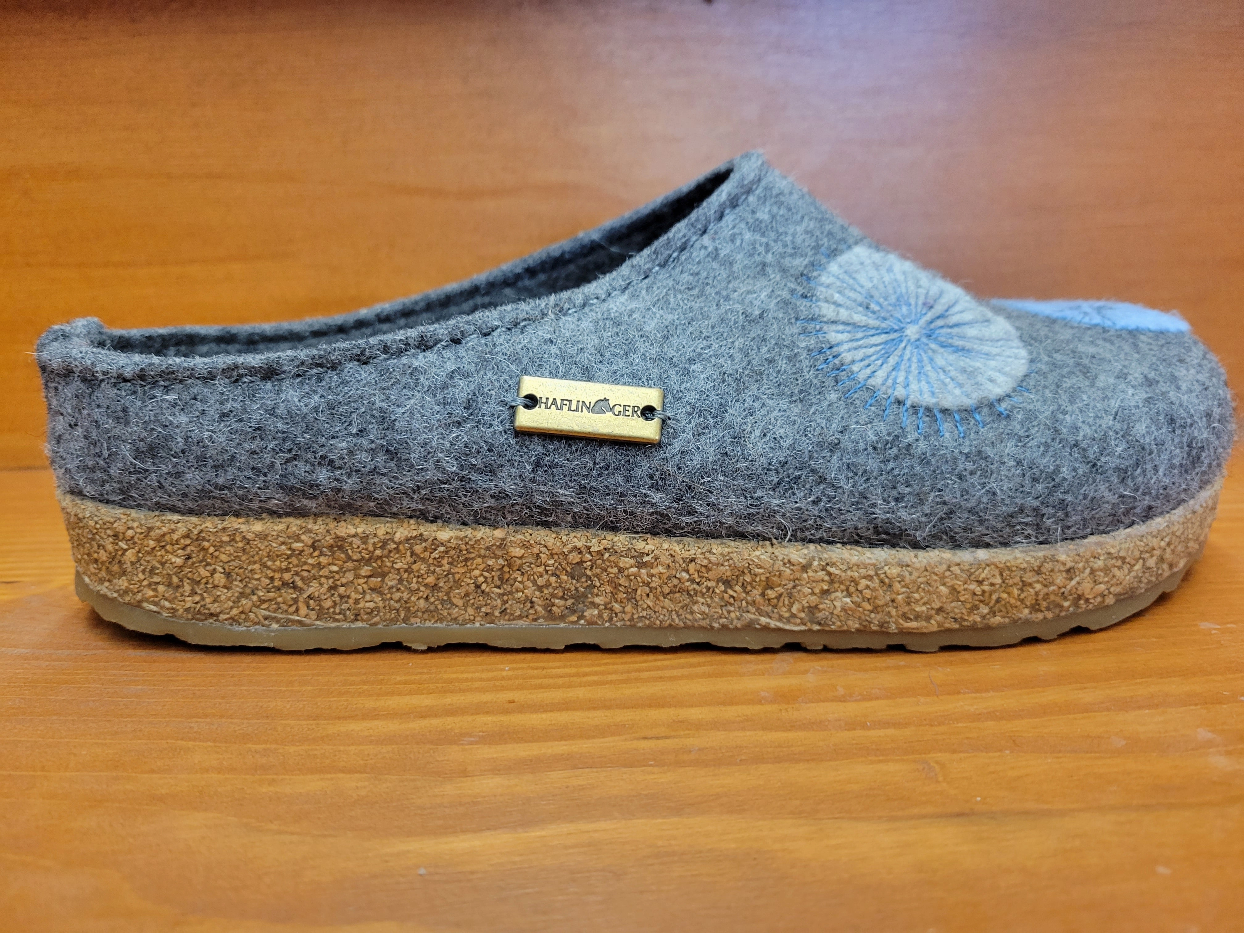 LeatherUpper Flexible Design Haflinger Radius Grey 751008-4