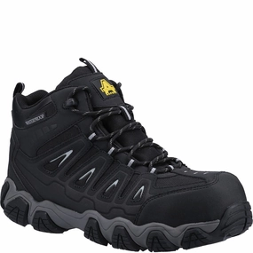Amblers Safety AS801 Rockingham Waterproof Non-Metal Safety Hiker Comfort Guard Shoes reinforced heel shoes