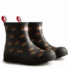 Hunter Play Short Mini Rainbow Print Boot Seasonal Protection