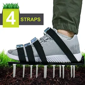 Asics Metaspeed Sky 3 Running Shoe Blissun Lawn Aerator Shoes, 4 Aluminum Alloy Buckles Spiked Aerating Lawn Sandals, 26 Nails for Aerating Your Lawn or Yard, 4 Adjustable Straps Universal Size