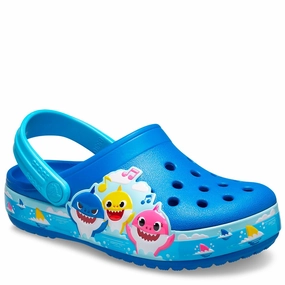 Crocs Toddler Baby Shark Band Clog Light Utility