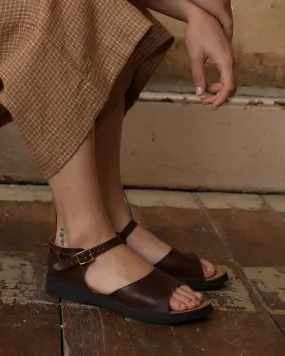 Asics Gel Rocket 11 Shoes Brown Leather Sandals