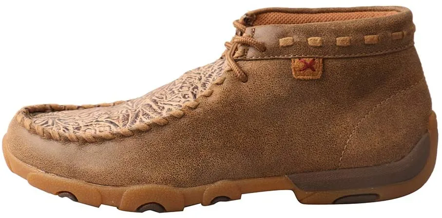 Twisted X Women'sChukka Driving Moc, Bomber/Nude Print, 8(M) Chemical Work Boots