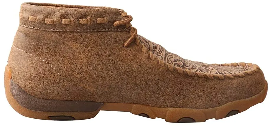 Top 10 Most Comfortable Work Boots Twisted X Women'sChukka Driving Moc, Bomber/Nude Print, 8(M)
