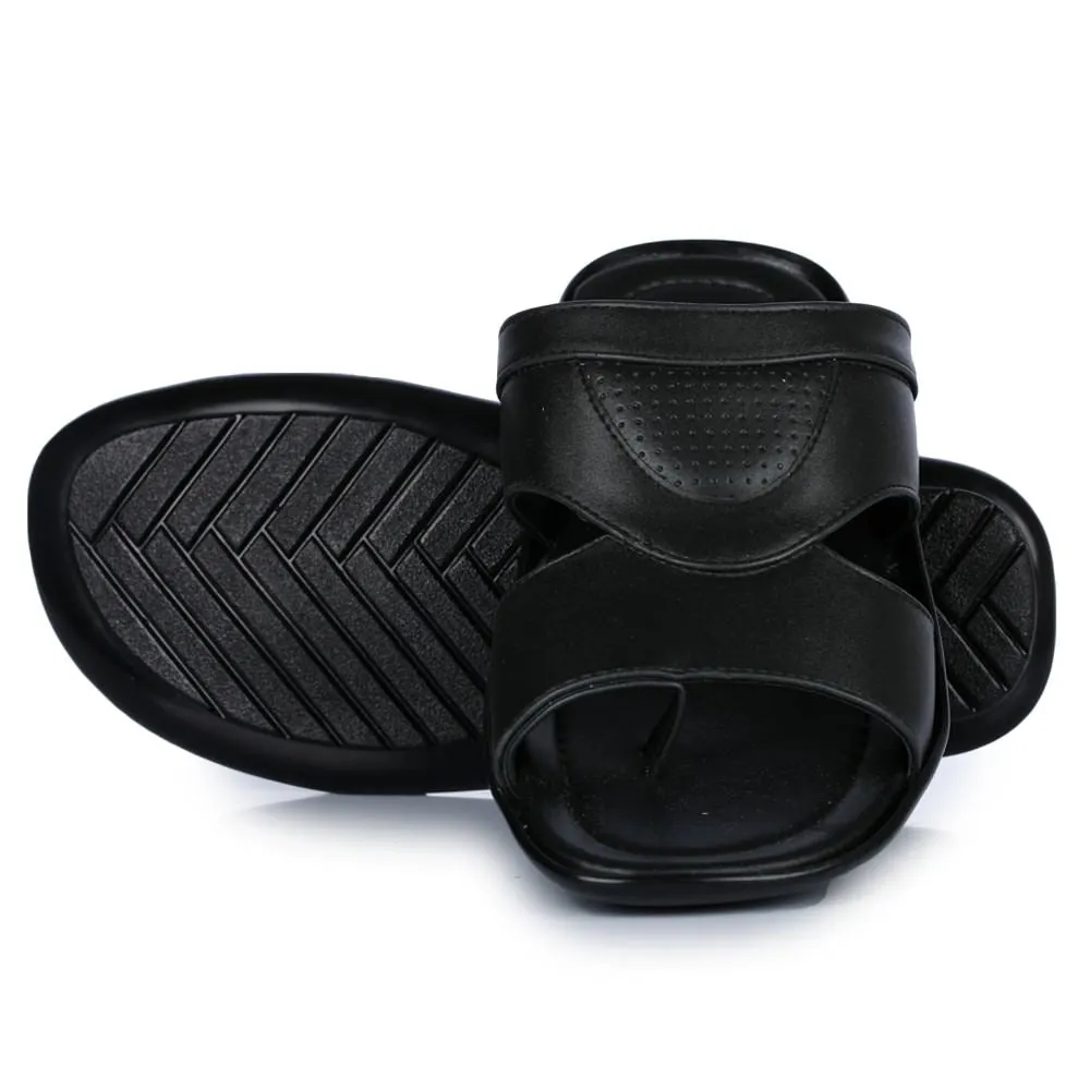 Muk Luk Bootie Slippers Coolers Casual (Black) Slippers For Men COOL99-105 By Liberty