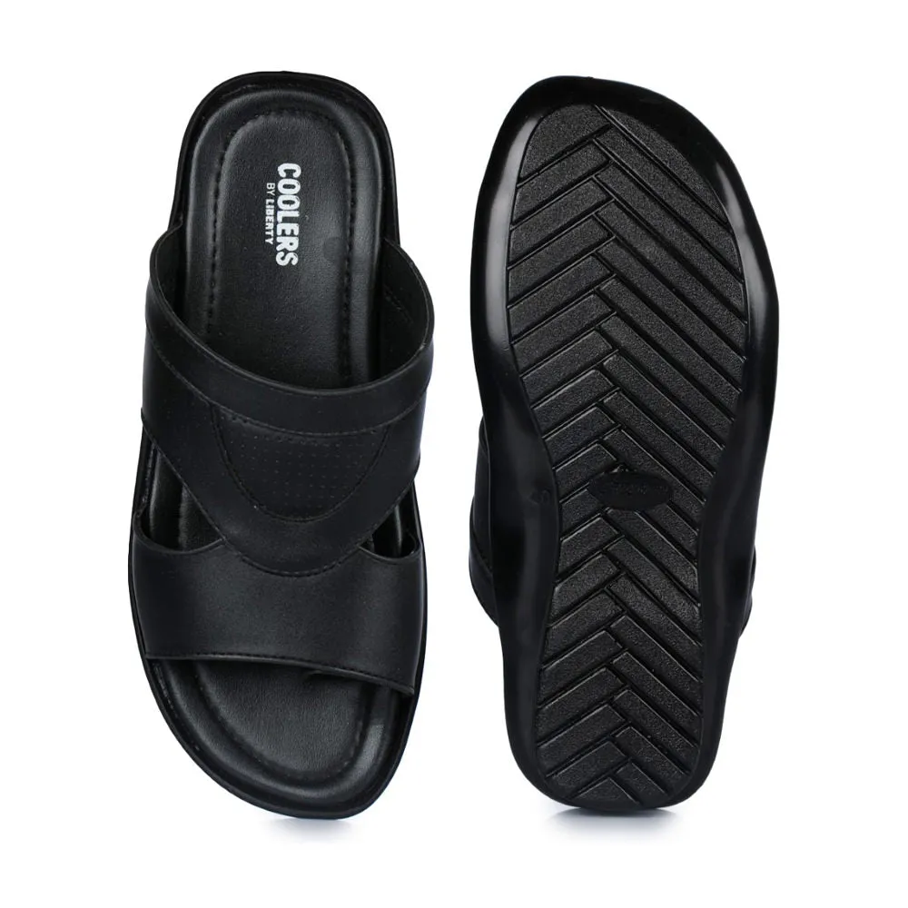 Takashi Murakami Slides Coolers Casual (Black) Slippers For Men COOL99-105 By Liberty