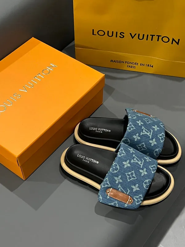 MLS3 Leather slippers Man and Women shoes 35-45 With box Arizona Rivets Studded Slide Sandal