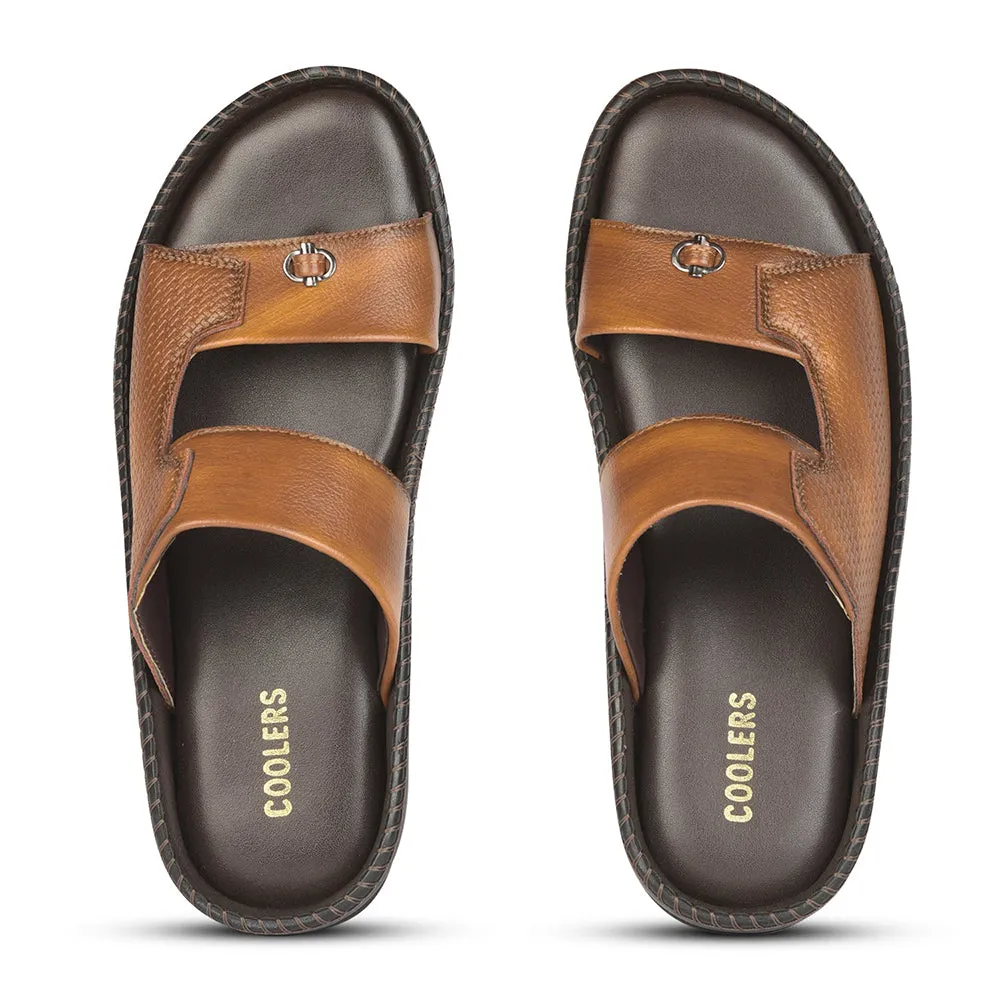 Money Slides Coolers Casual (Tan) Slippers For Men AVN-21 By Liberty