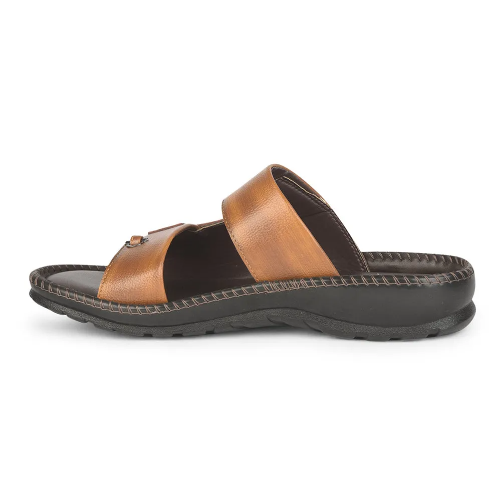 Coolers Casual (Tan) Slippers For Men AVN-21 By Liberty Vision Slippers Sale