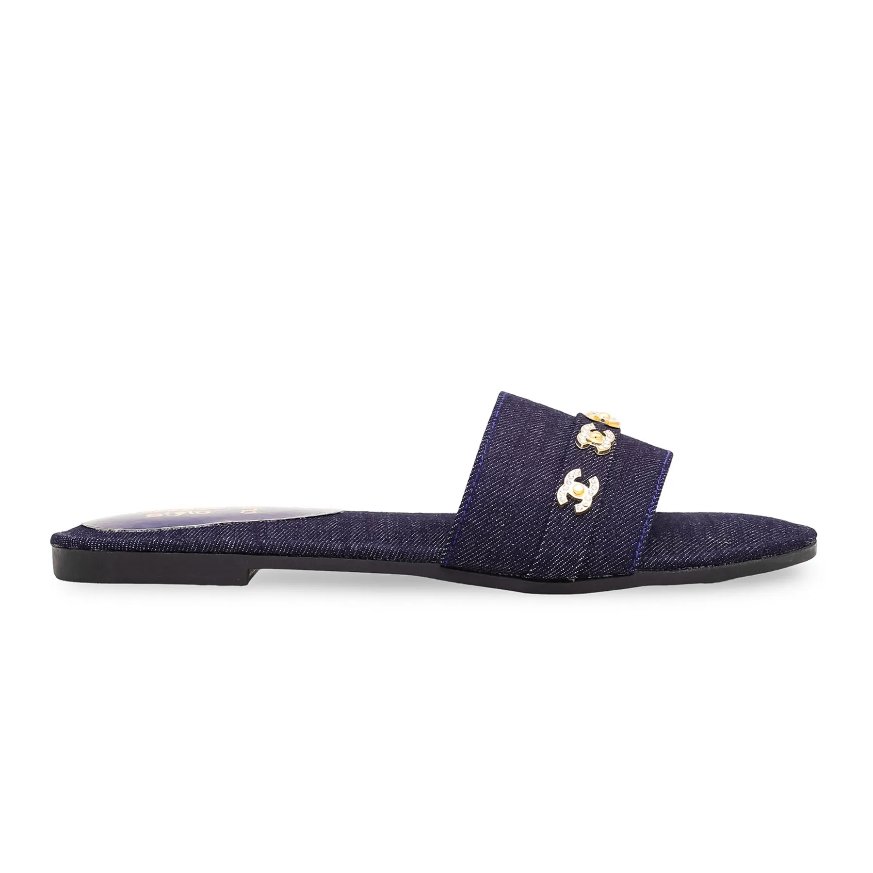 Yankees Slippers Navy Casual Slipper CL1758