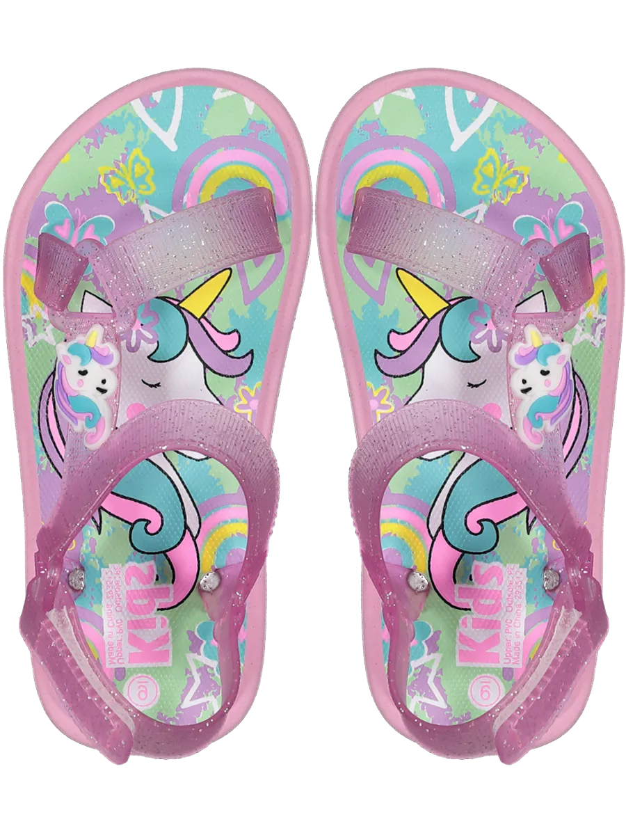 Arch Sandals Pink Unicorn Trekker Sandals