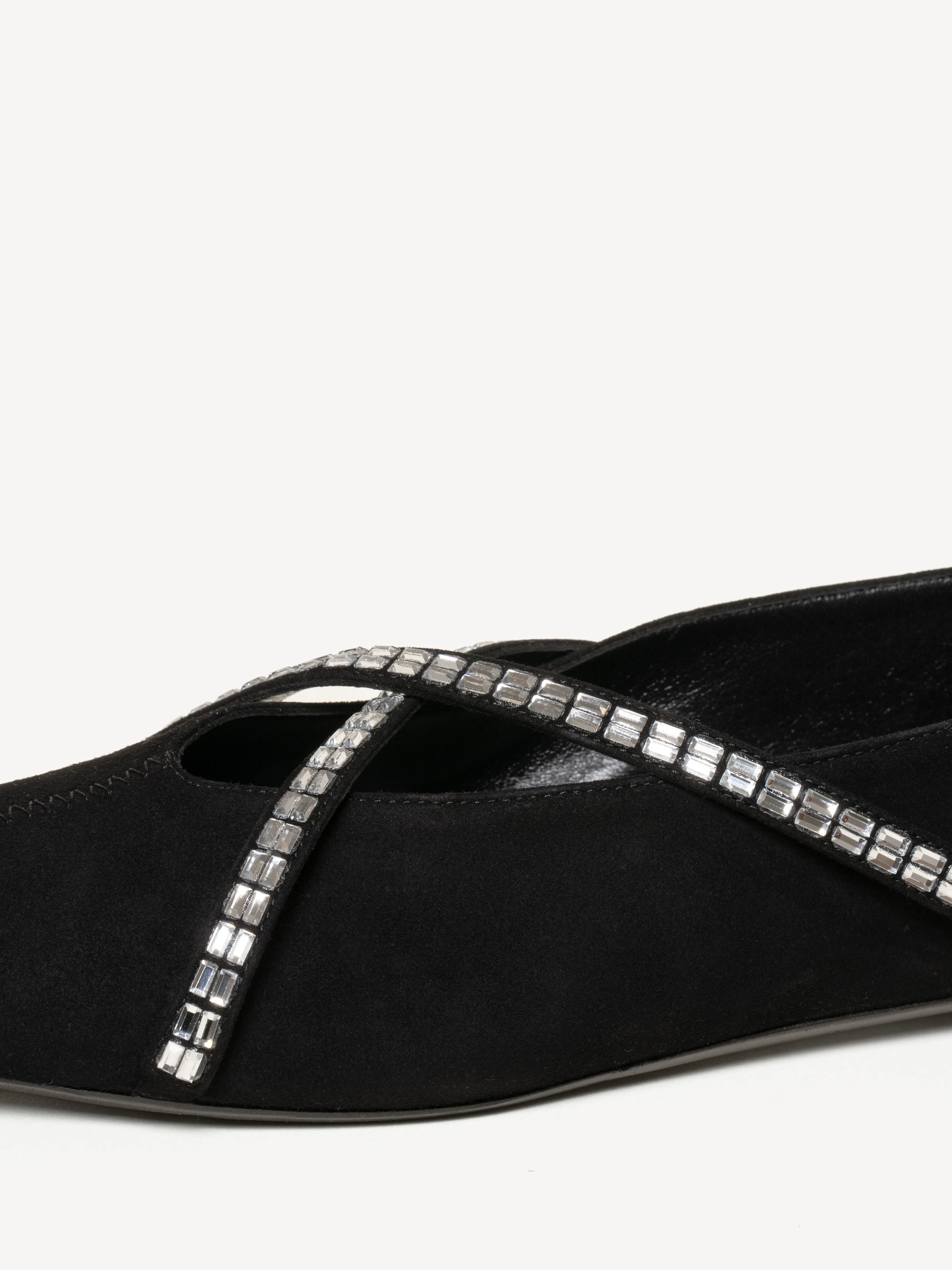 Comfort Flat Shoes The Una Crystal