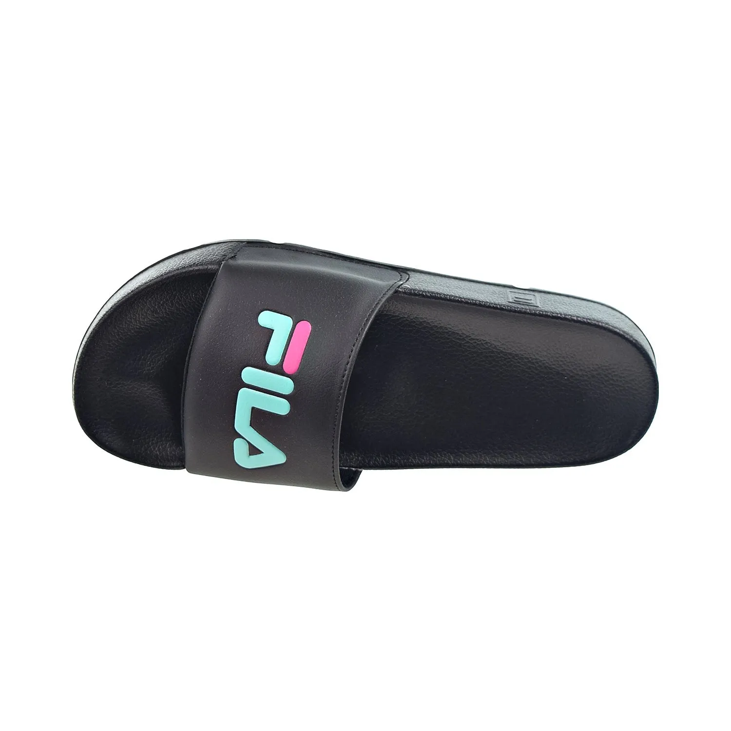 Off Court Slide Fila Drifter Women's Slide Sandals Black-Cockatoo-Magenta