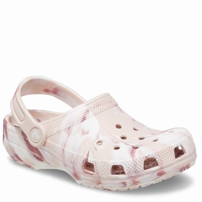 Crocs Toddler Classic Marbled Clog Summer Travel Footwear Rain Light