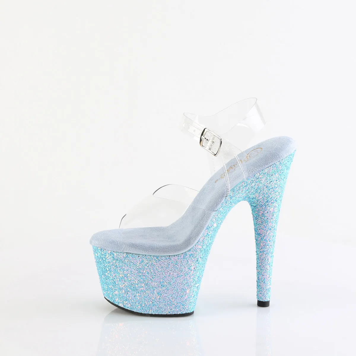 ADORE-708LG Pleaser Clear/Baby Blue Sexy Platform Shoes (Pole Dancing Heels) Asics Shoe Gel 1130