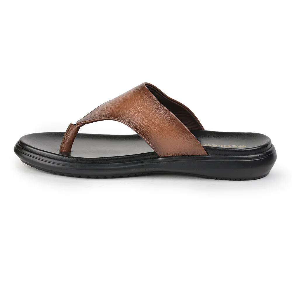 Chinatown Slippers Healers Casual Tan Slipper For Men MDL-05 By Liberty