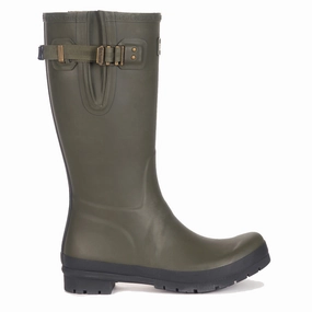 Winter Weather Protection Chic Step Barbour Cirrus Wellington Olive