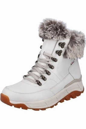 Rieker Ladies Boots W0063-80 white Anti microbial