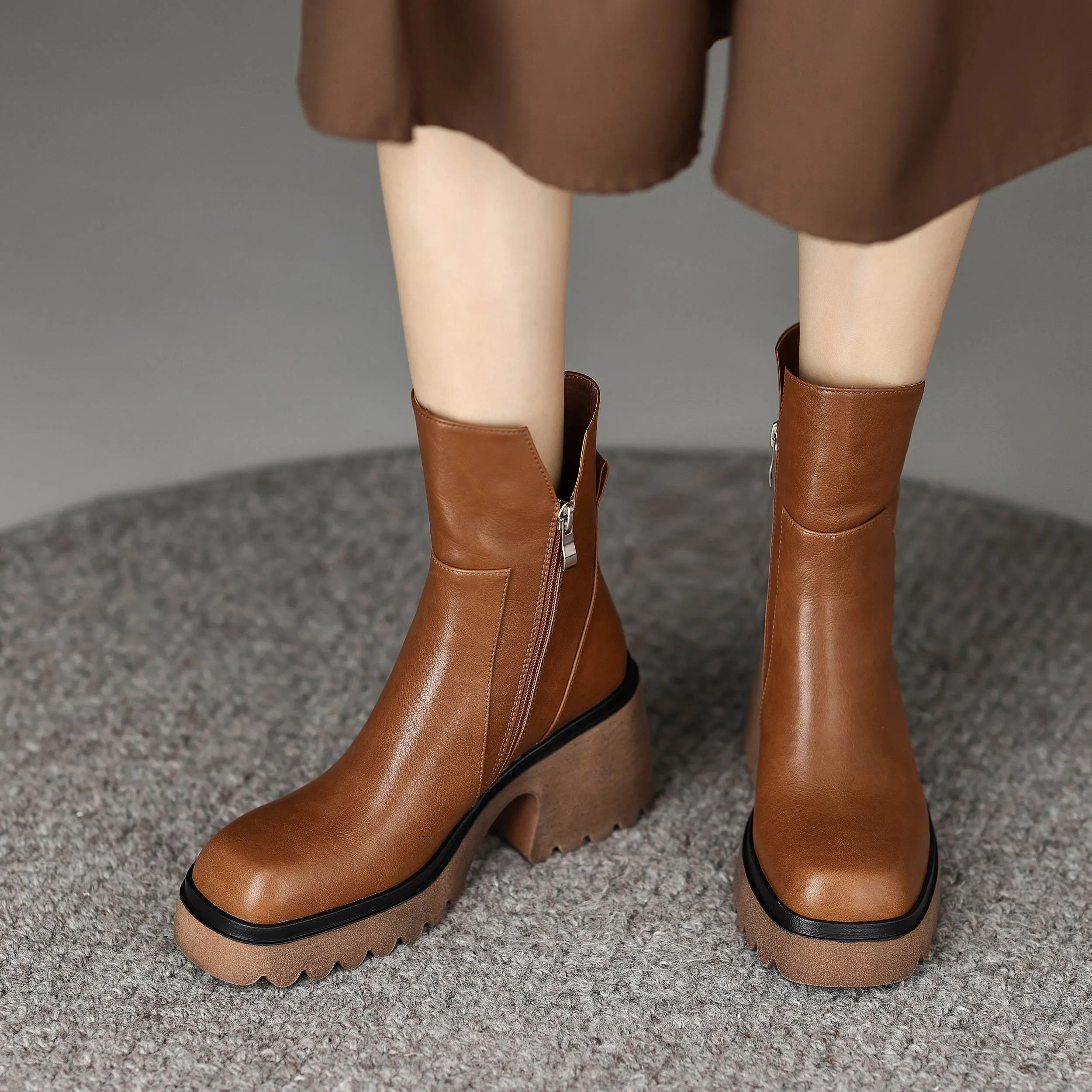 Adidas Mc Z Traxion Golf Shoes USS Shoes Camacho Women's Platform Office Ankle Boots