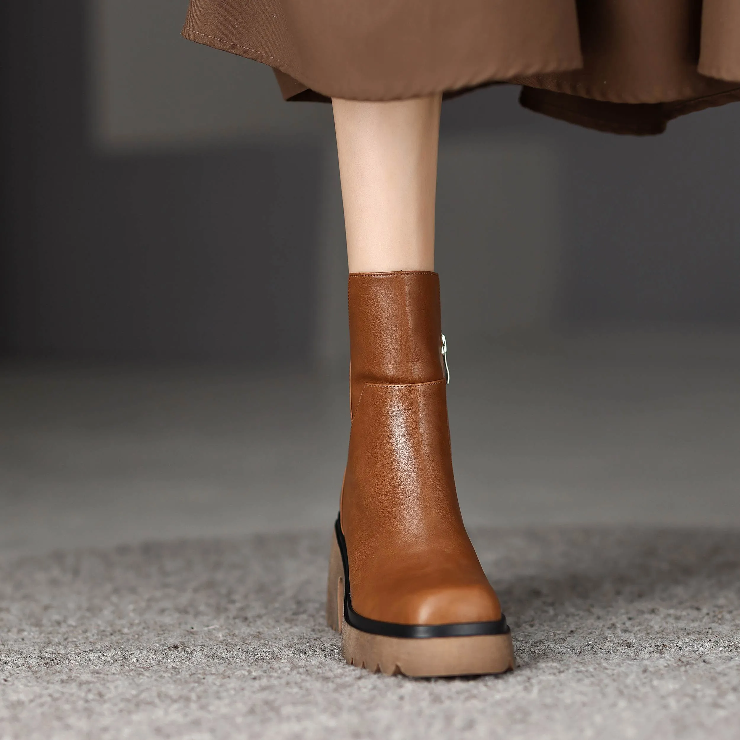 Adidas Shoe Store Near Me USS Shoes Camacho Women's Platform Office Ankle Boots