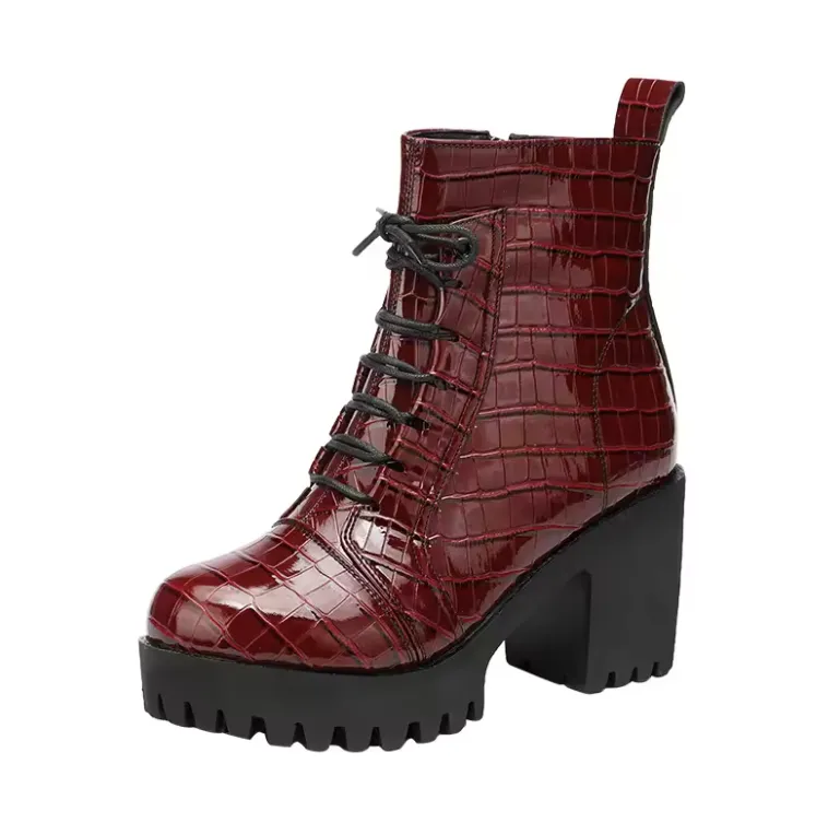 Adidas Shoes High Tops USS Shoes Elvys Women's Platform Patent Boots