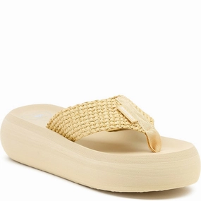 Stretch fit Rocket Dog Sandy Raffia Sandal