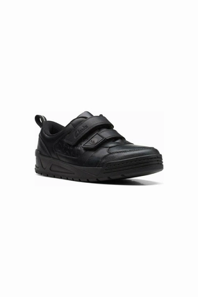 Clarks Palmer Mist Older in black leather Durable Material