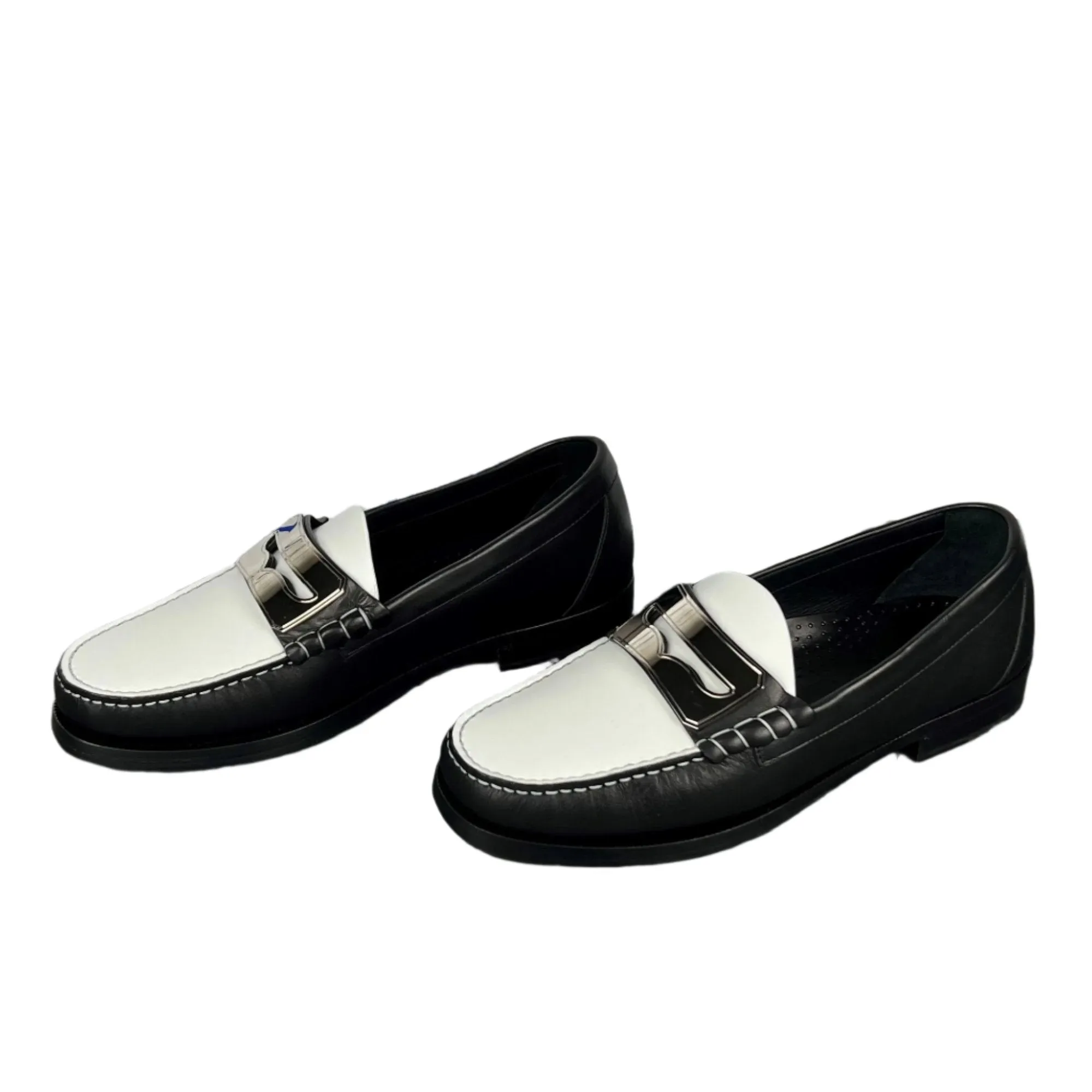 Buscemi Men's Town Loafer Black/White Leather Loafers Loafers 2024
