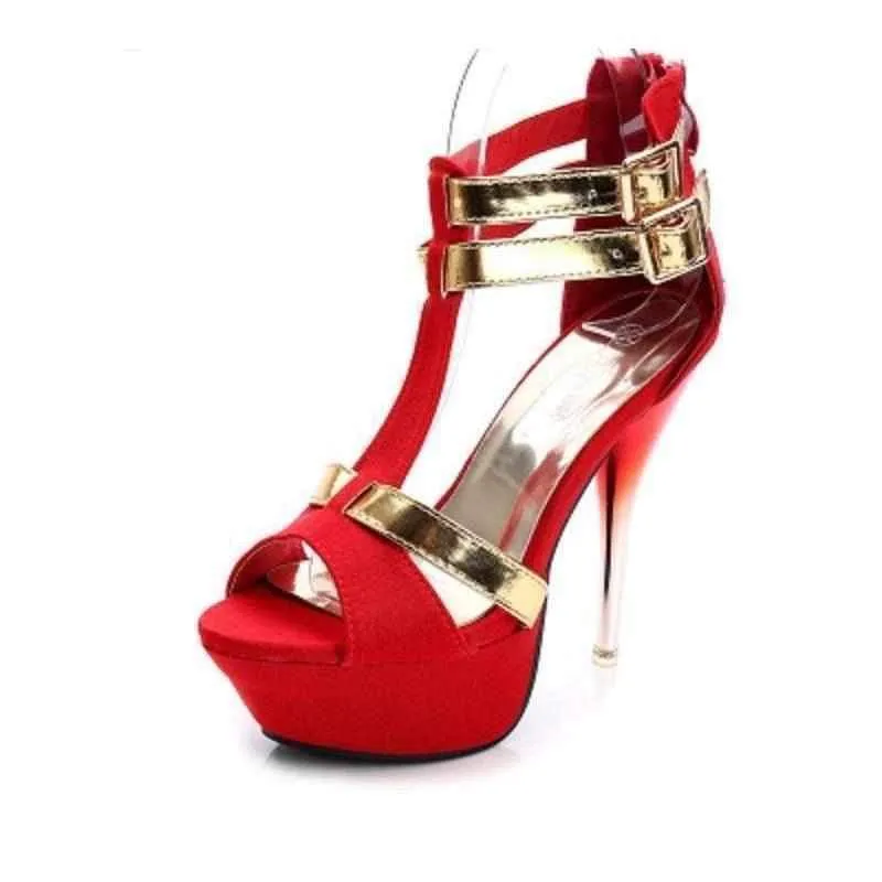 Dress Shoes For With Plantar Fasciitis Red Strappy Ombre Platform Wedding Sandals