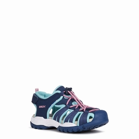 Autumn Breeze Geox J Borealis Girl B Lace Up Sandal