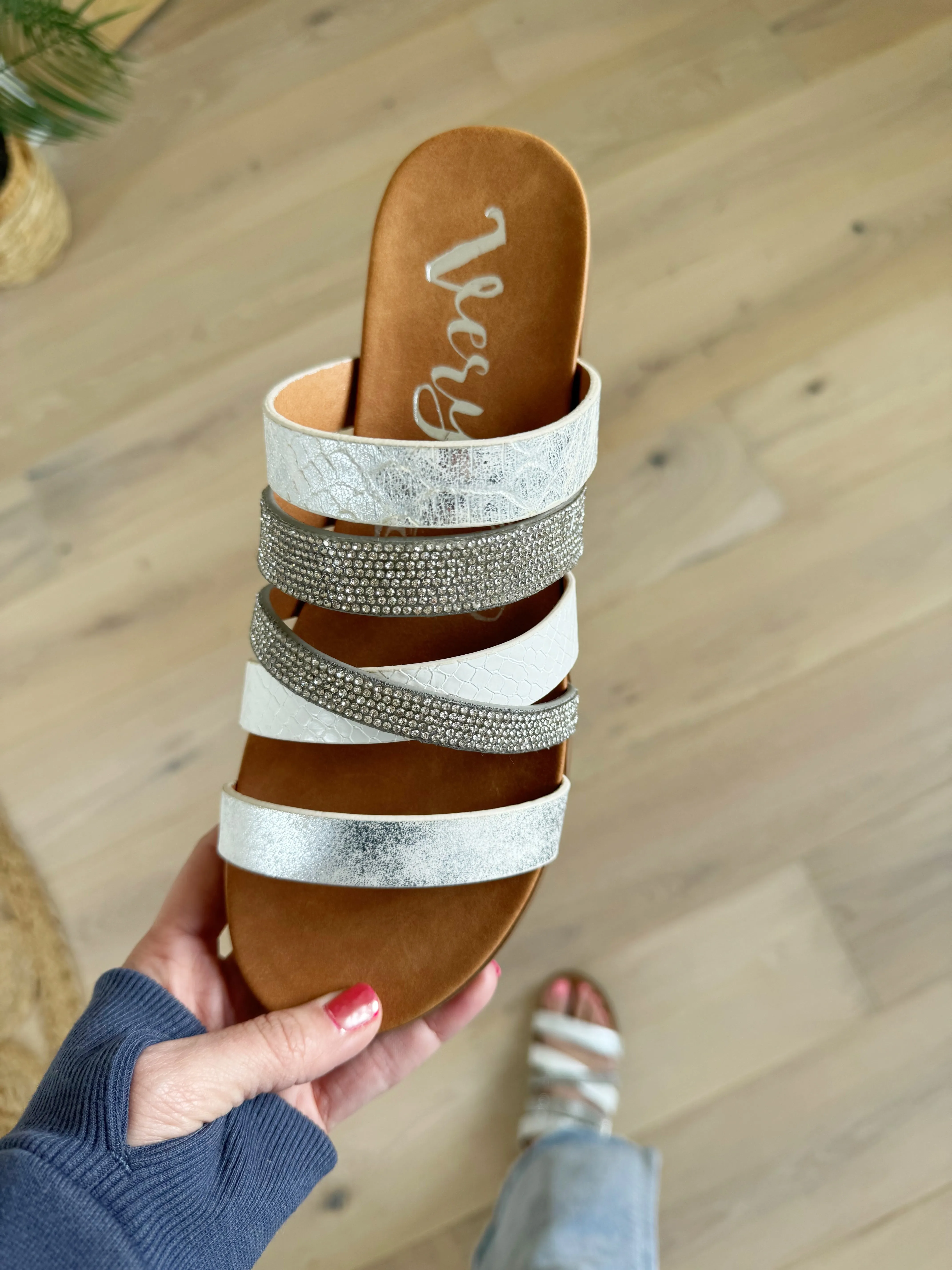 Messi Adidas Shoes Very G Ginger Sandals in White (SALE)