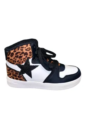 Very G - Women's Glitter Star Hightop Sneakers Bobby Sneakers