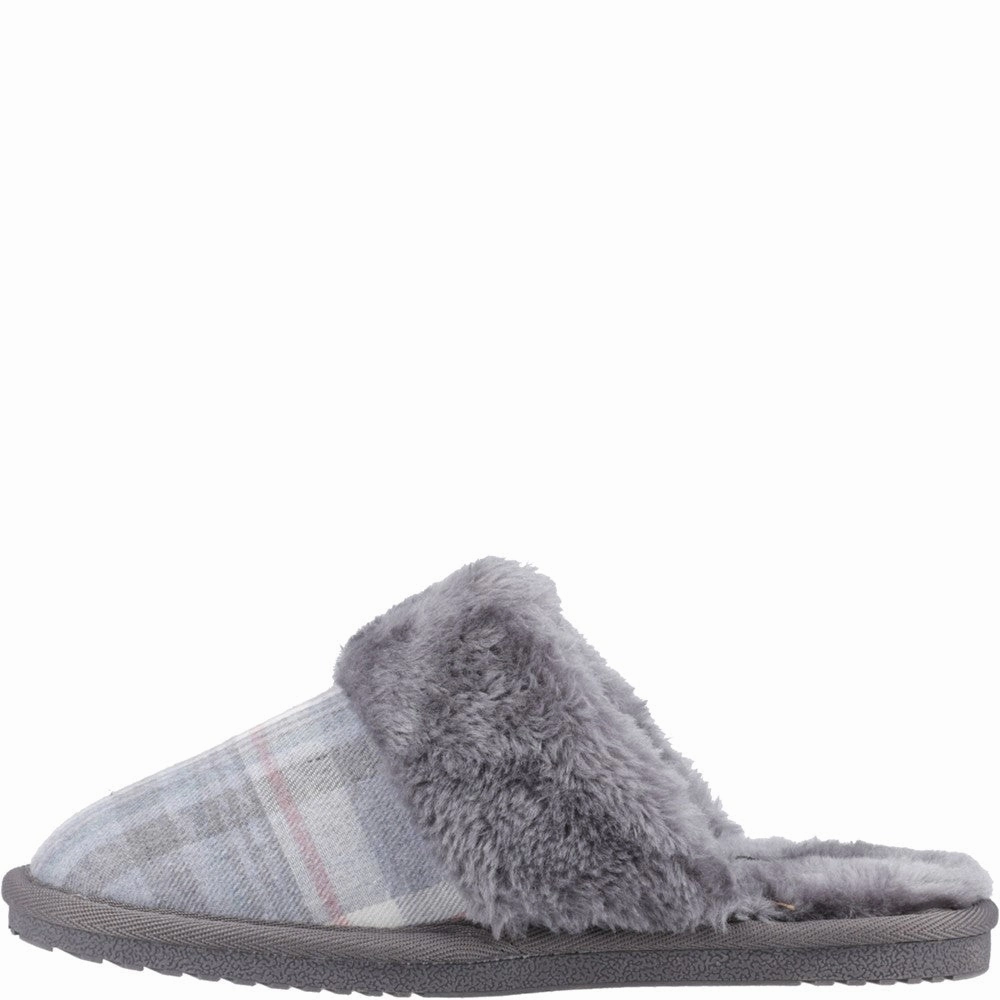 Smart Technology Shock Absorbing Technology Hush Puppies Arianna Plaid Slipper