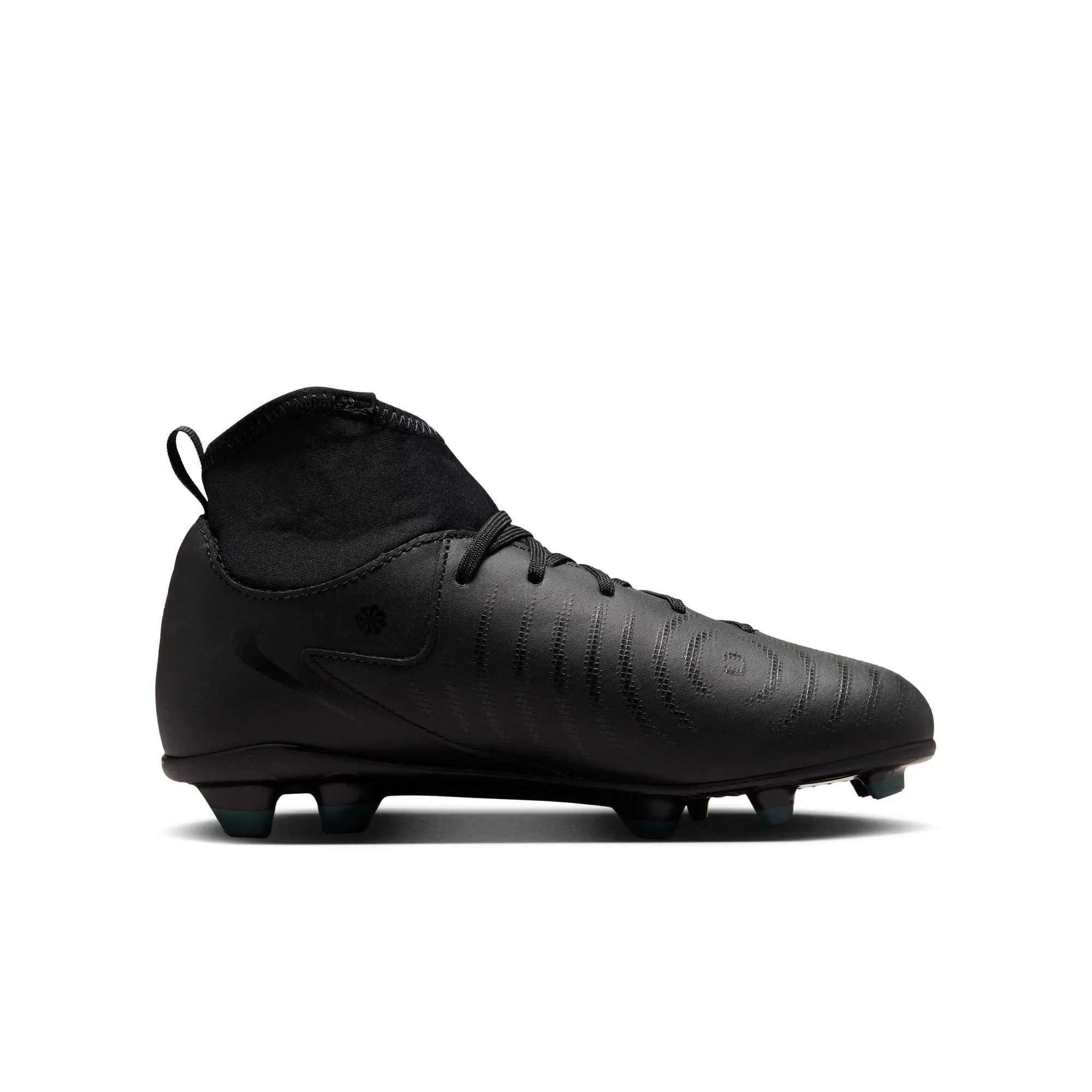 Soccer Cleats Causing Blisters Nike Junior Phantom Luna II Academy MG High-Top Soccer Cleats - Black/ Black Deep Jungle
