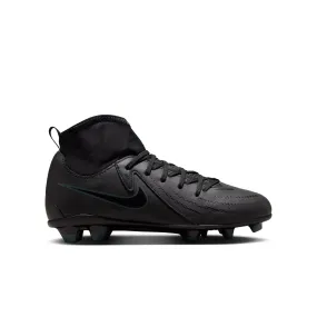 Nike Junior Phantom Luna II Academy MG High-Top Soccer Cleats - Black/ Black Deep Jungle Soccer Cleat Sale
