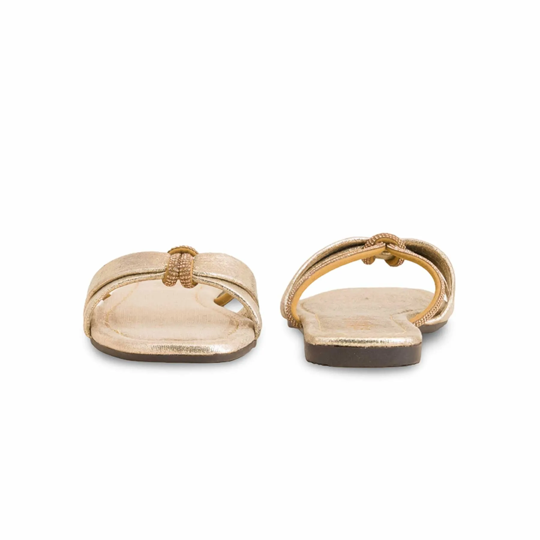 Golden Casual Slipper For Ladies CL1885 Evie Knit Slide Sandal