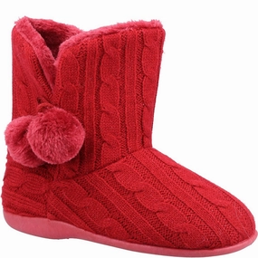 Multi Purpose Fleet & Foster Apple Knitted Bootie Slipper