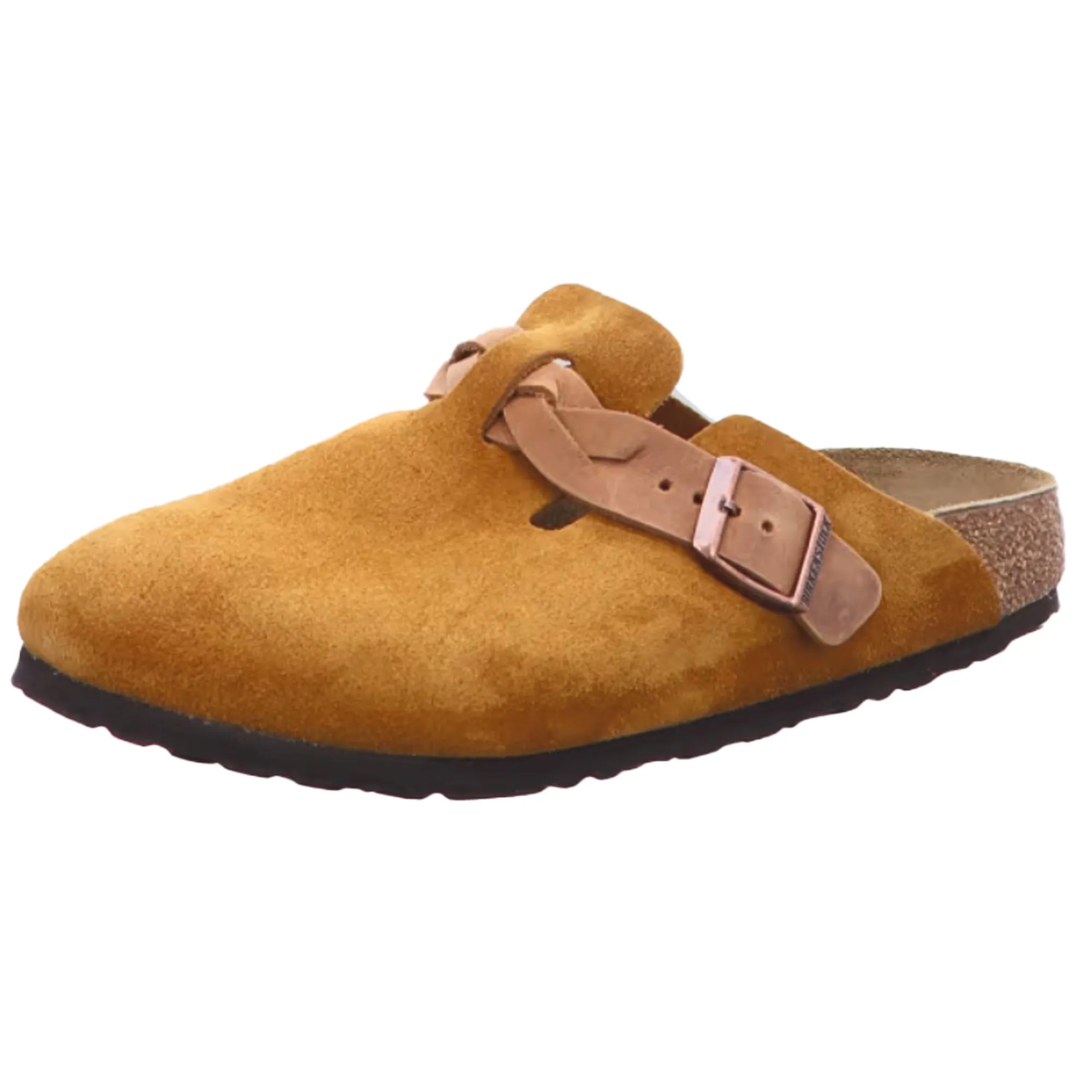 Slippers For Elderly People Birkenstock Boston Braided Suede Leather Sandals Clogs Mules Women Slippers Shoes