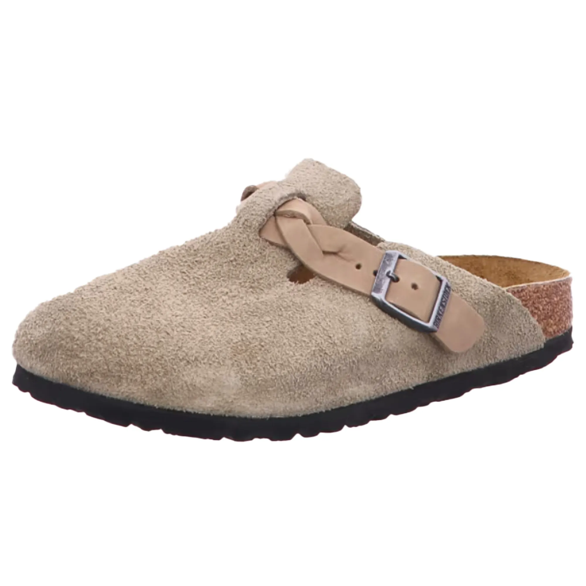 Birkenstock Boston Braided Suede Leather Sandals Clogs Mules Women Slippers Shoes Slippers Footjob