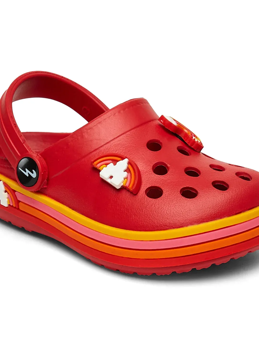 GC-9001K Red Kid's Clogs Pregnancy Sandals