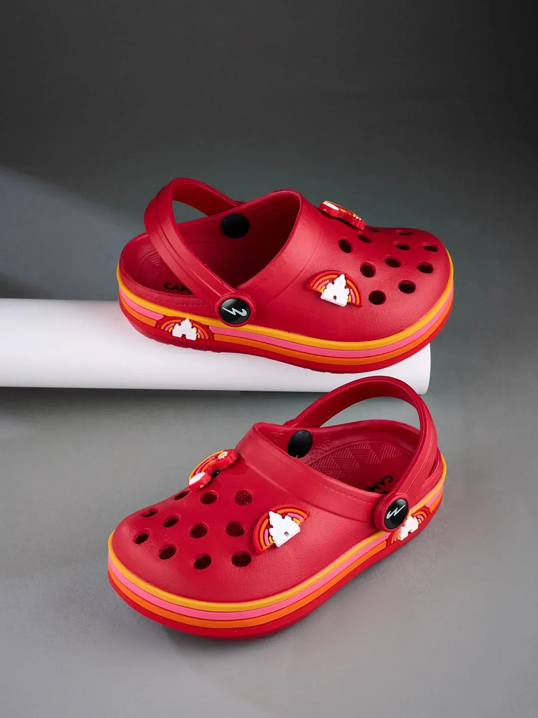 Trap Sandals GC-9001K Red Kid's Clogs