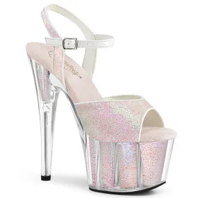 Asics Shoes Sizing ADORE-710G Pleaser Opal Glitter Sexy Platform Shoes (Pole Dancing Heels)