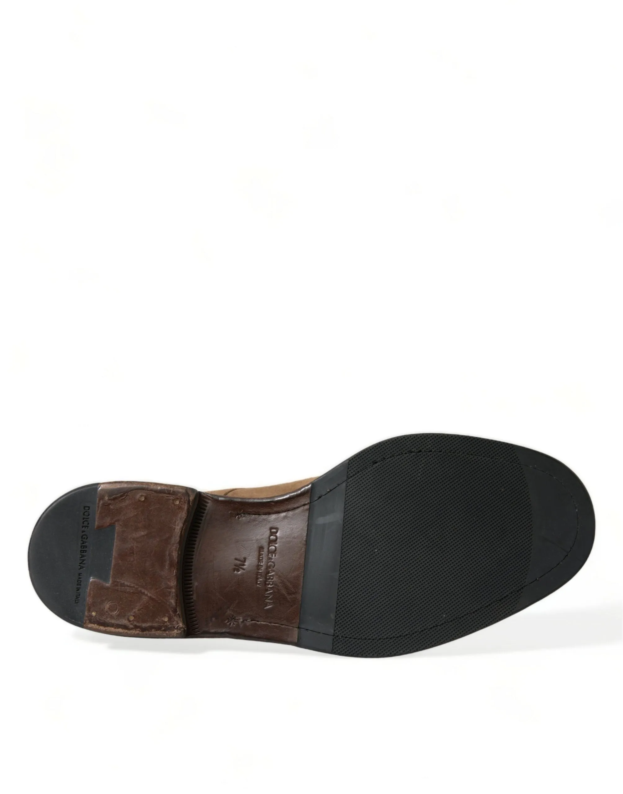 Dolce & Gabbana Elegant Leather Ankle Lace-Up Boots Hey Dude Boots