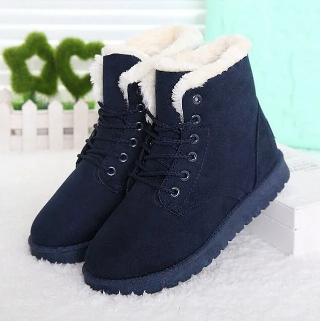 Warm Winter Boots For Women NULL Snow Boots With Fur