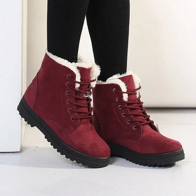 Wide Size Snow Boots Warm Winter Boots For Women