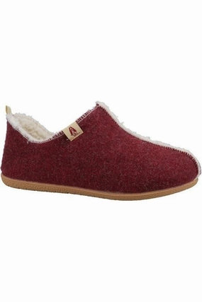 Instant Wear Comfortable Steps Hush Puppies Good Slipper Pixie ladies in Burgundy