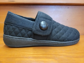 Padded Footbed Relax Beach Footwear Vionic Jackie slipper Black