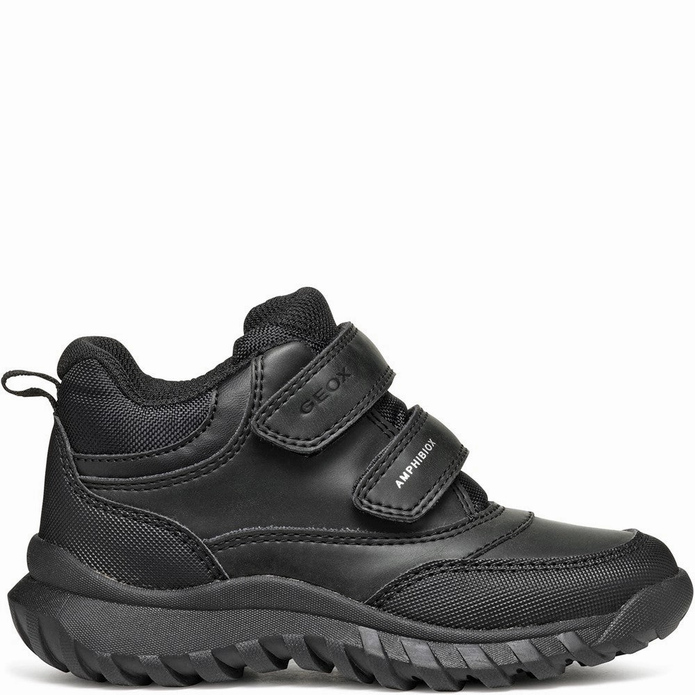 Synthetic Upper Oxford Style Geox J Simbyos Boy B ABX School Shoes